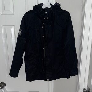 Black Hooded Men's Jacket
